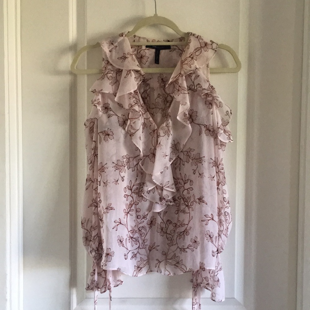 Bcbgmaxazria Laurenne cold shoulder top